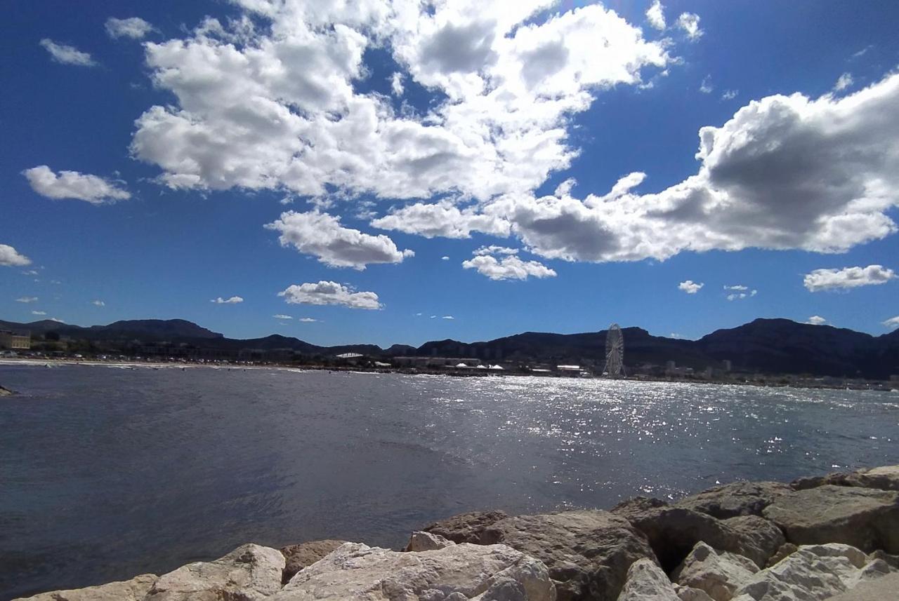 Sun Escape, Appart Renove Climatise 3 Pieces 4-6 Pers, 350M De La Plage 马赛 外观 照片