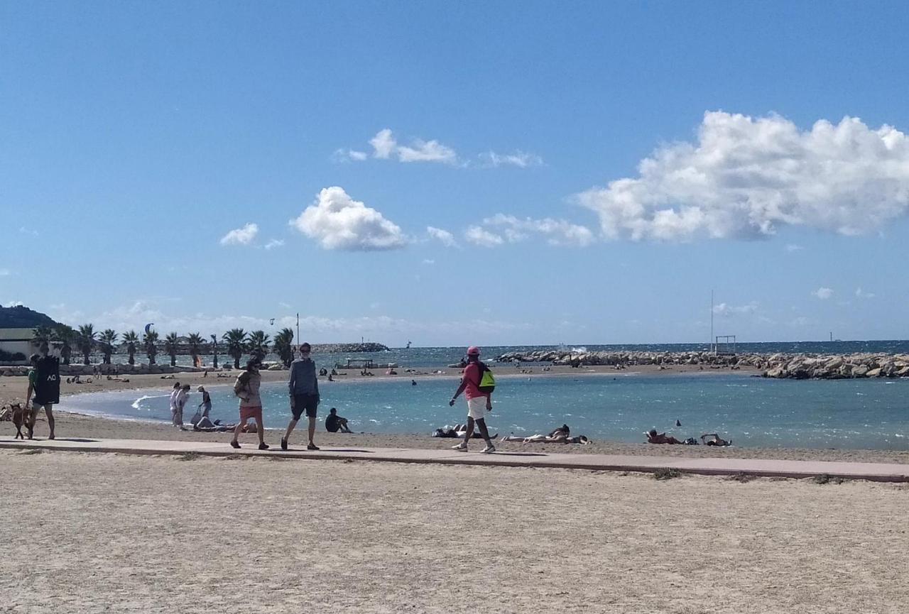 Sun Escape, Appart Renove Climatise 3 Pieces 4-6 Pers, 350M De La Plage 马赛 外观 照片