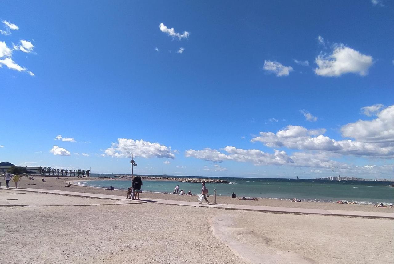 Sun Escape, Appart Renove Climatise 3 Pieces 4-6 Pers, 350M De La Plage 马赛 外观 照片
