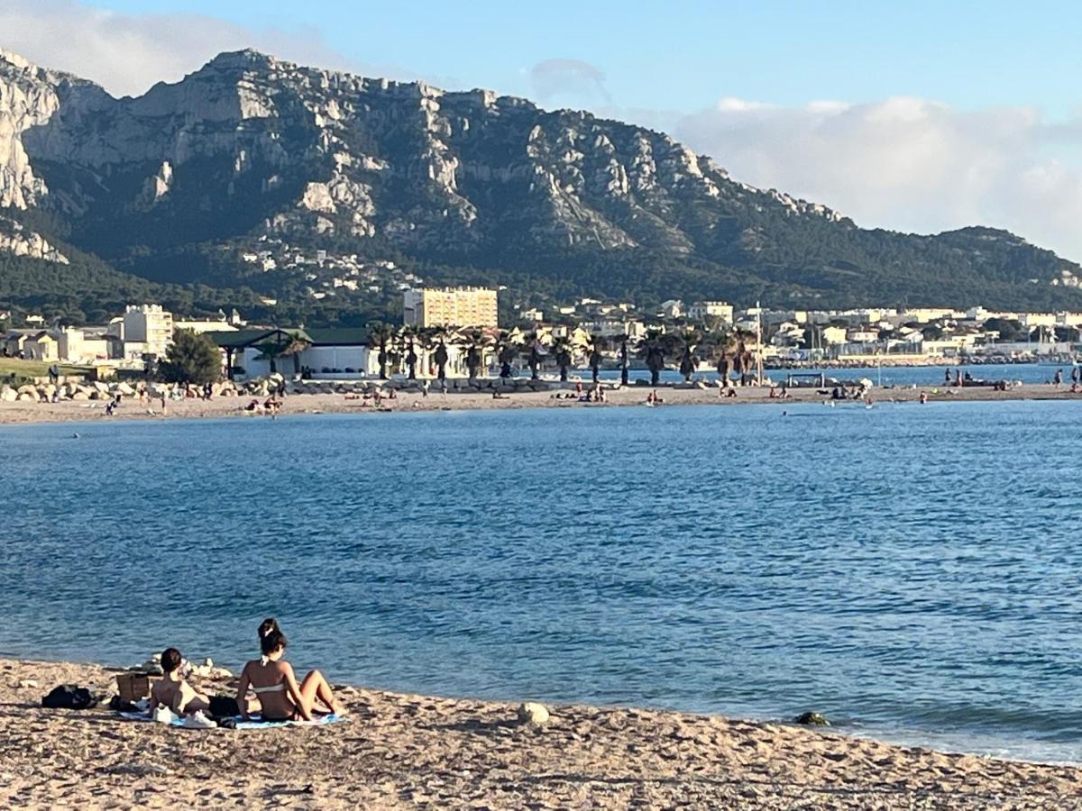 Sun Escape, Appart Renove Climatise 3 Pieces 4-6 Pers, 350M De La Plage 马赛 外观 照片